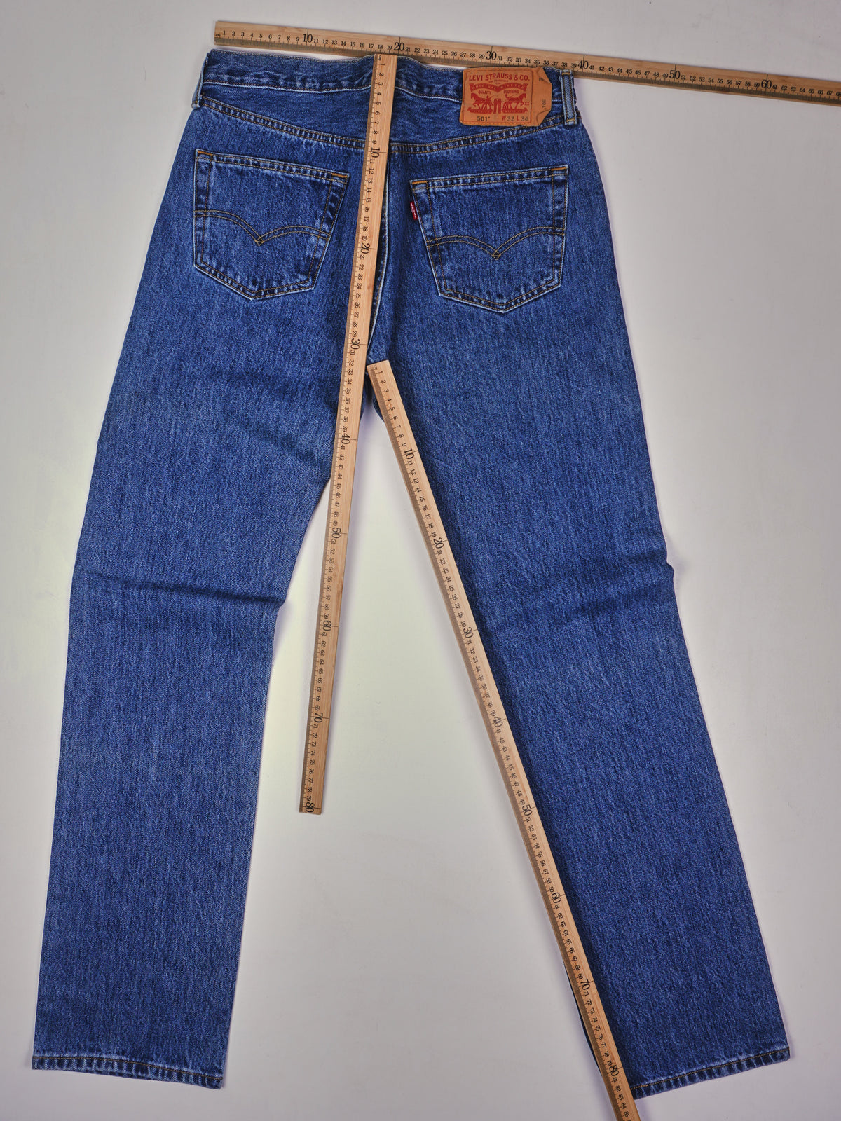 Levis 501 Straight Leg Jeans (W33)