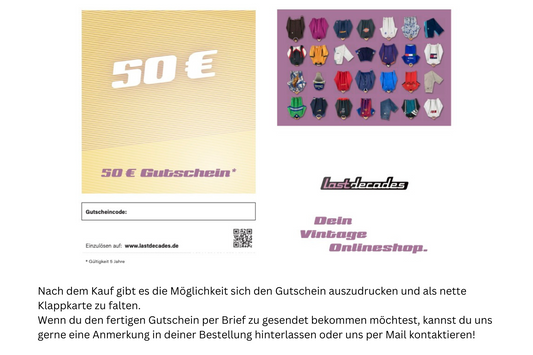 Gutschein 50€