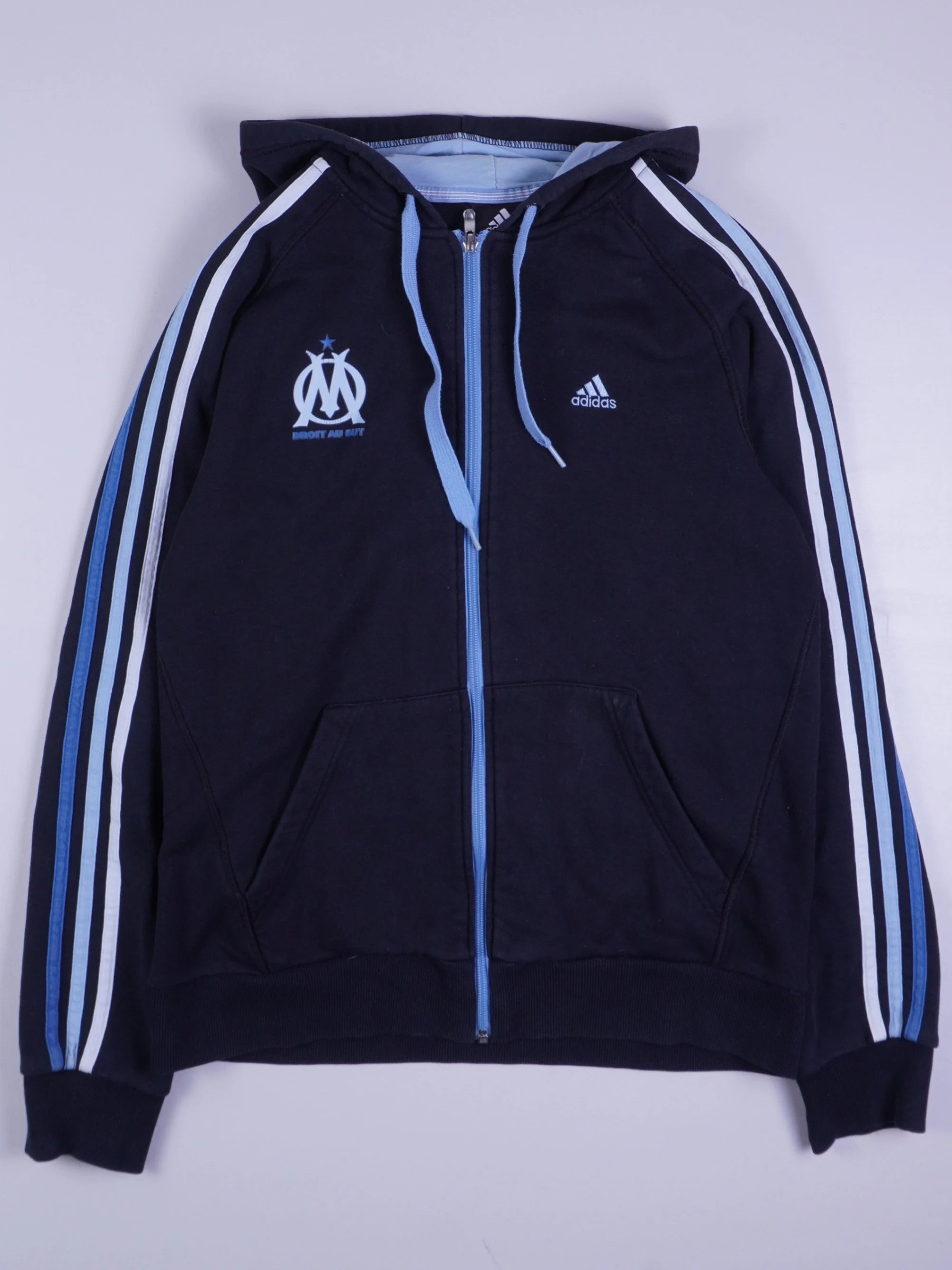 Adidas Olympique Marseille Zip Hoodie (M)