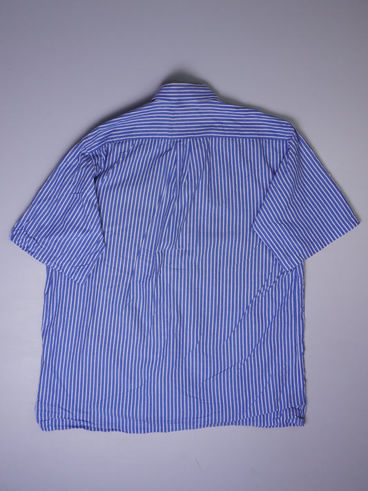Vintage Gestreiftes Kurzarmhemd (L)