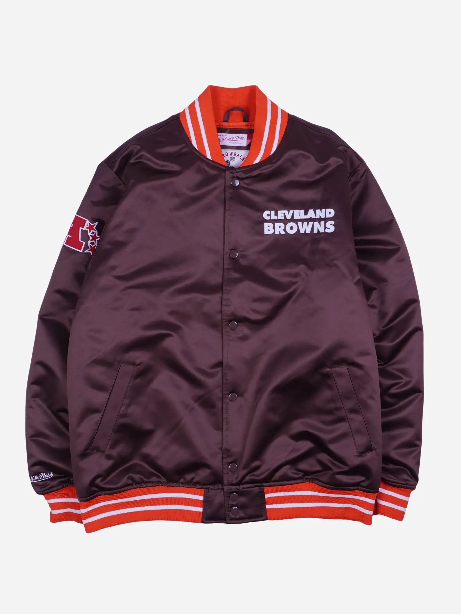 Mitchell & Ness Cleveland Browns College Jacke (L)