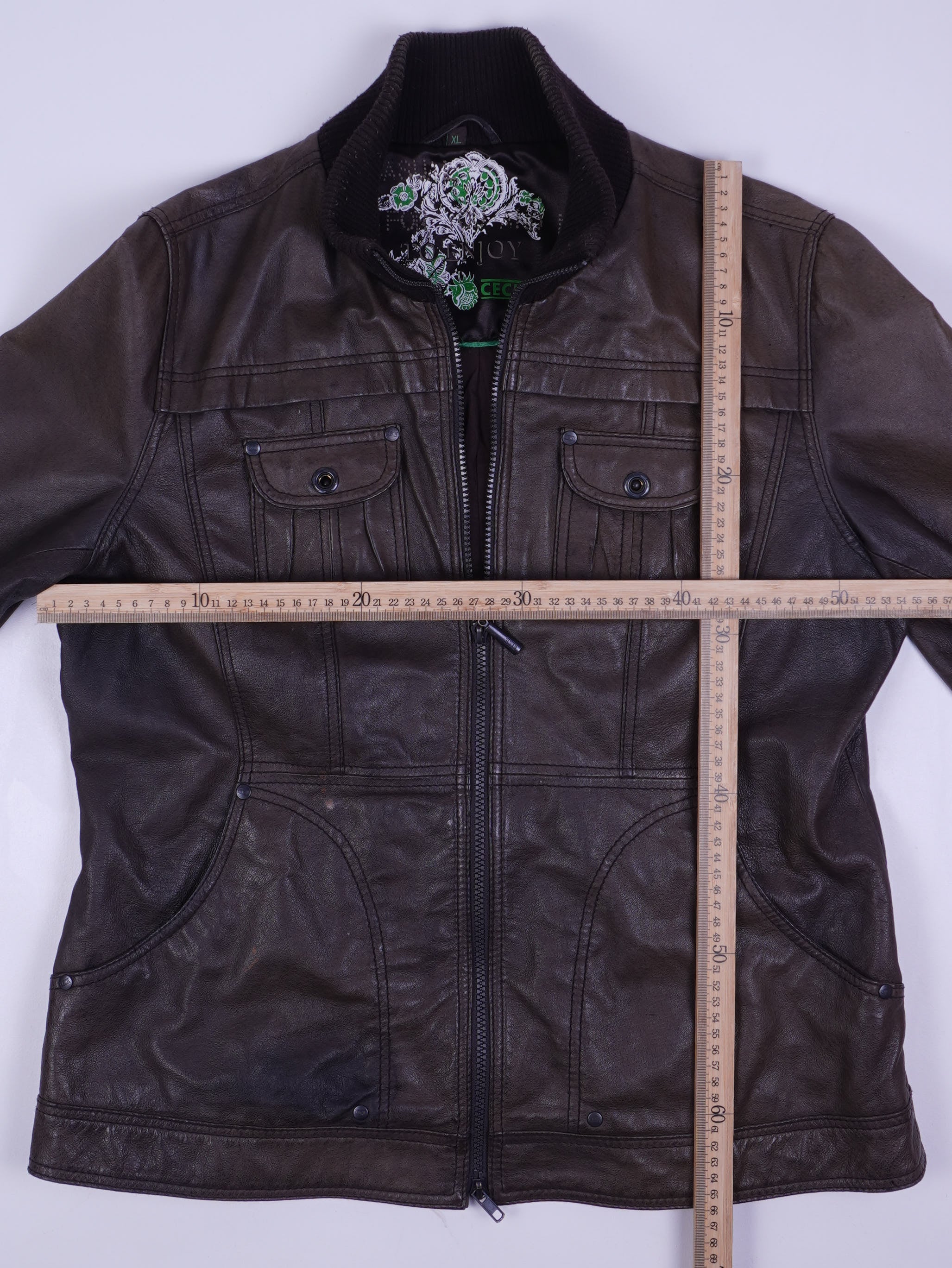 Vintage Lederjacke (M)