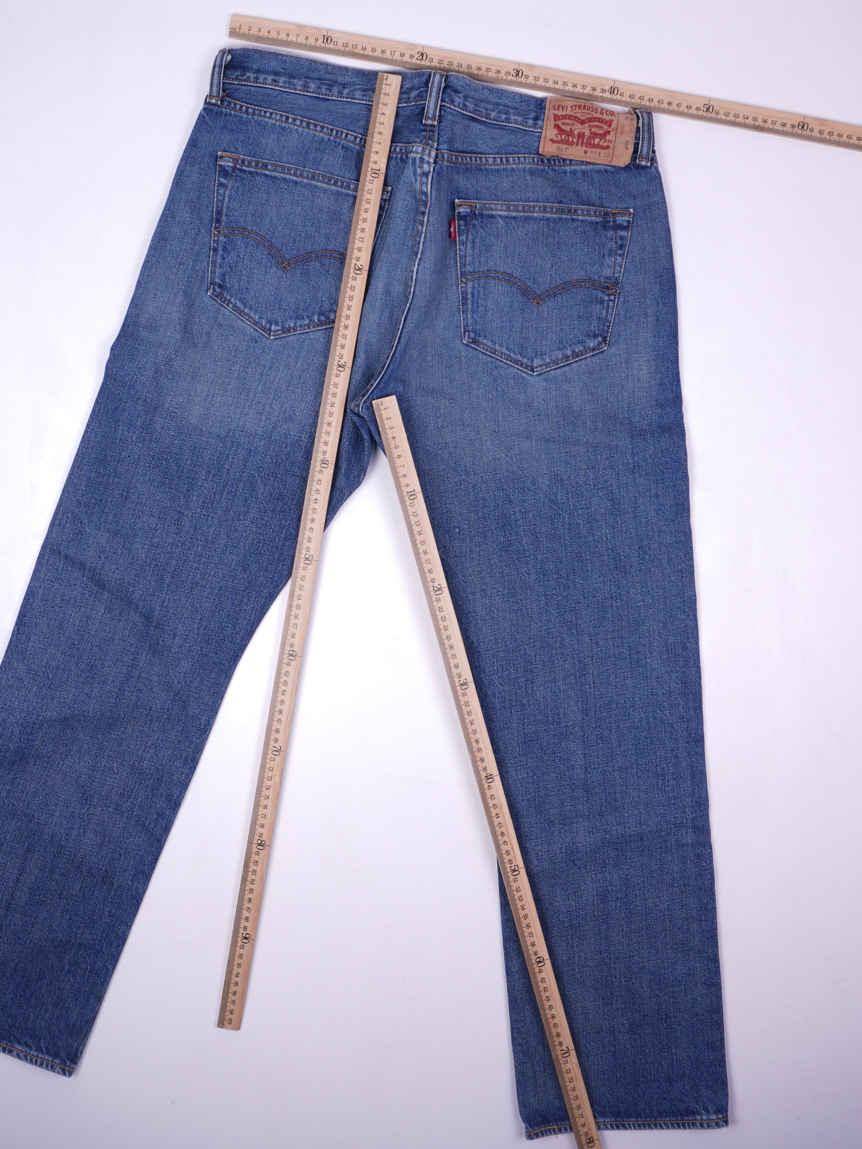 Levis 501 Straight Leg Jeans (W36)
