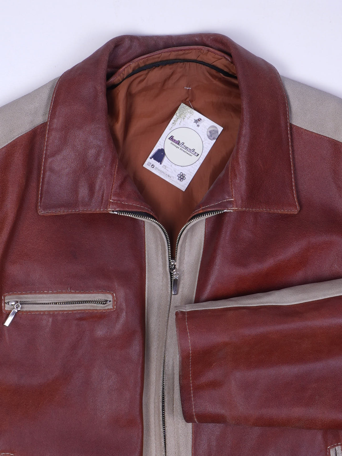Vintage Lederjacke (L)