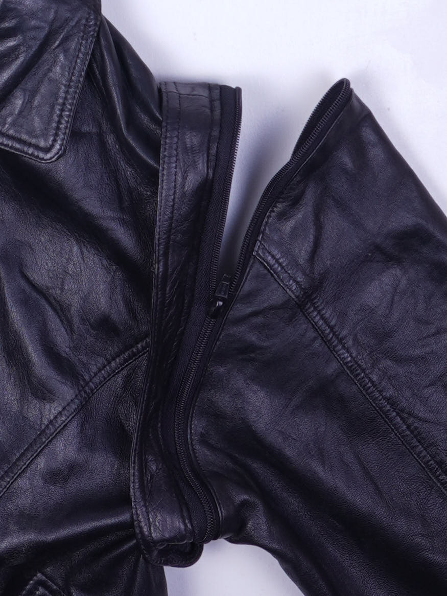 Vintage Lederjacke (M)