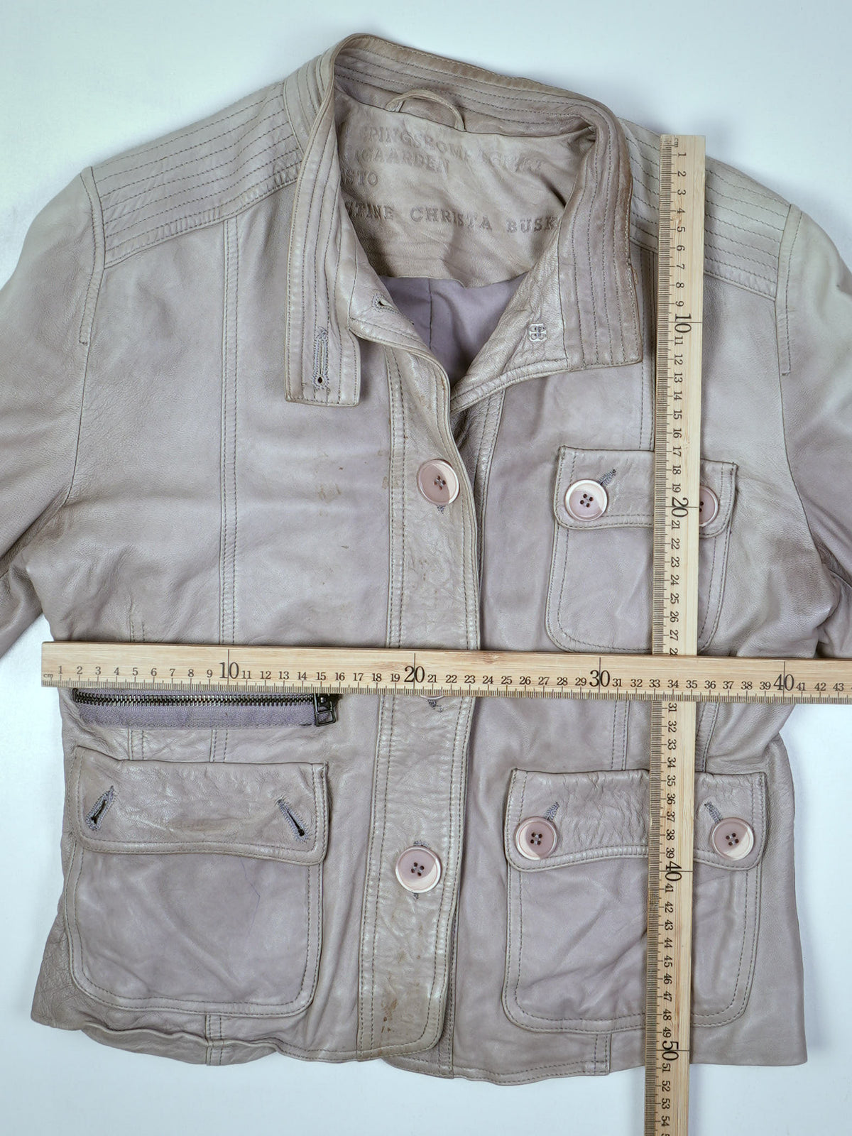 Vintage Lederjacke (S)