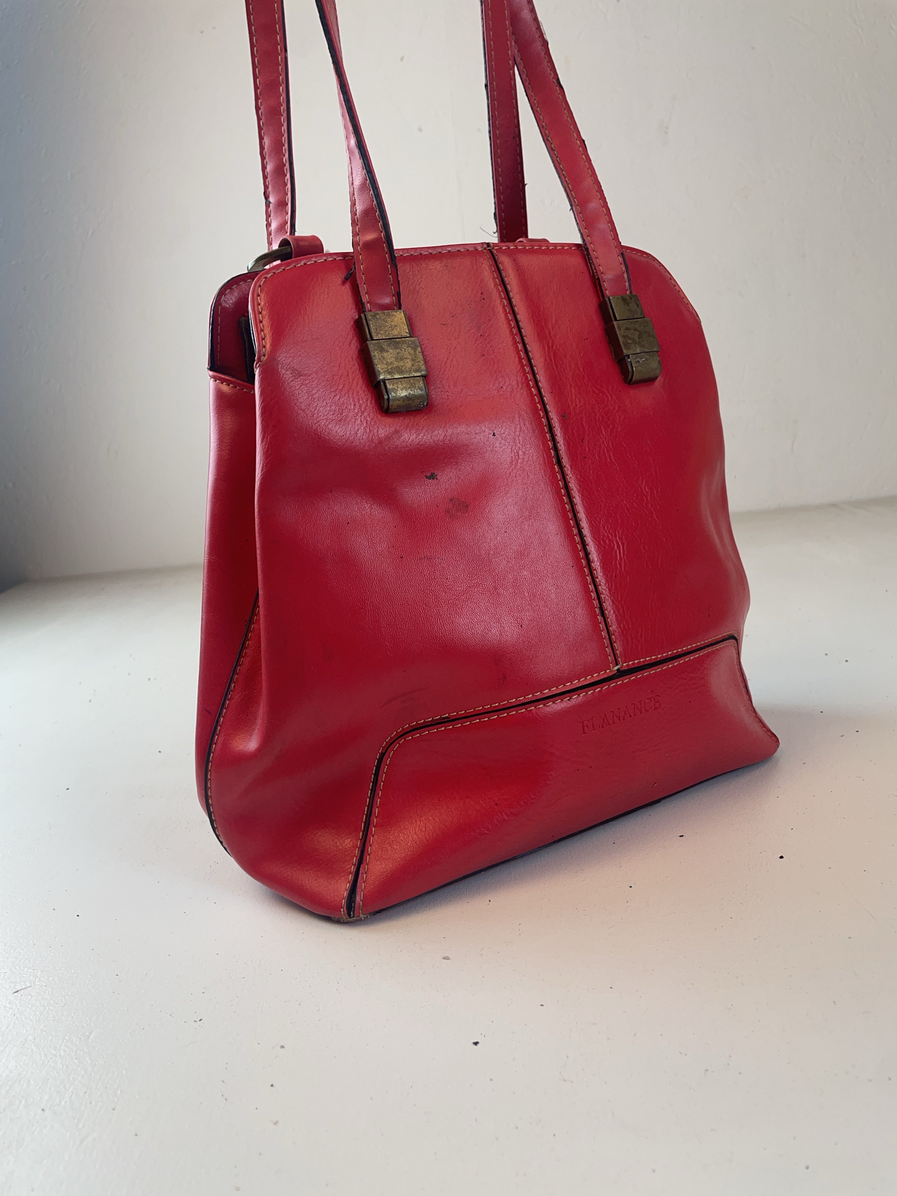 Elanance Schulter Tasche Rot Y2k