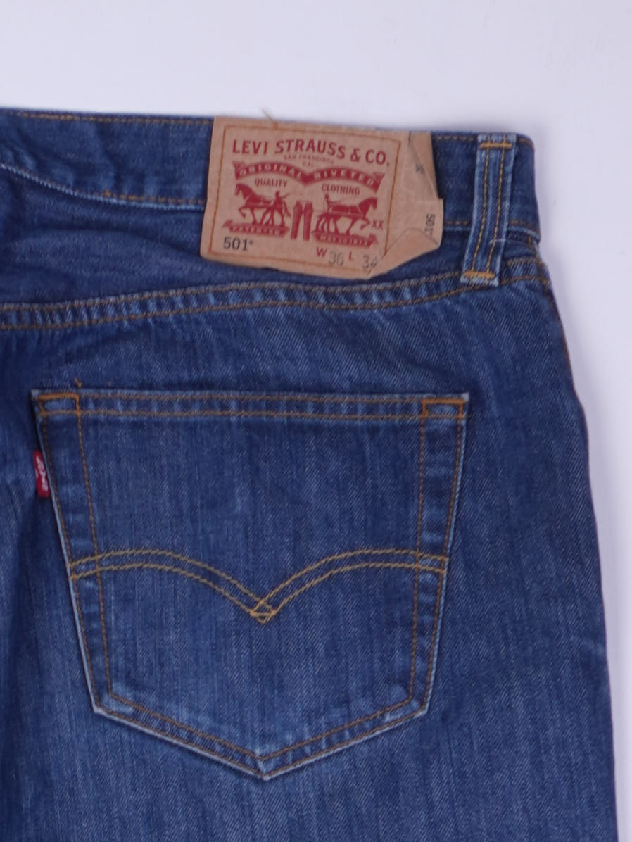 Levis 501 Straight Leg Jeans (W36)