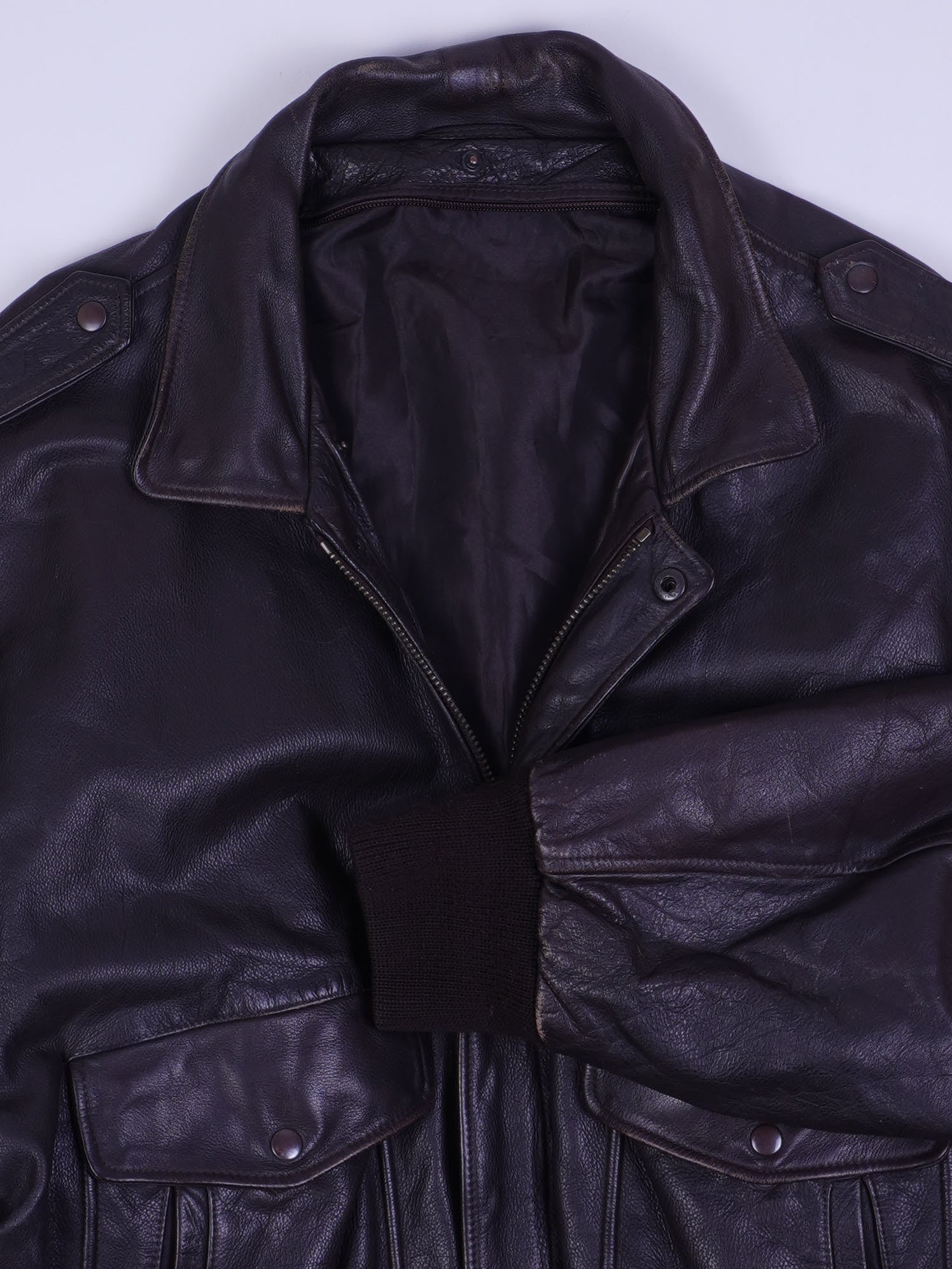 Vintage Lederjacke (L)