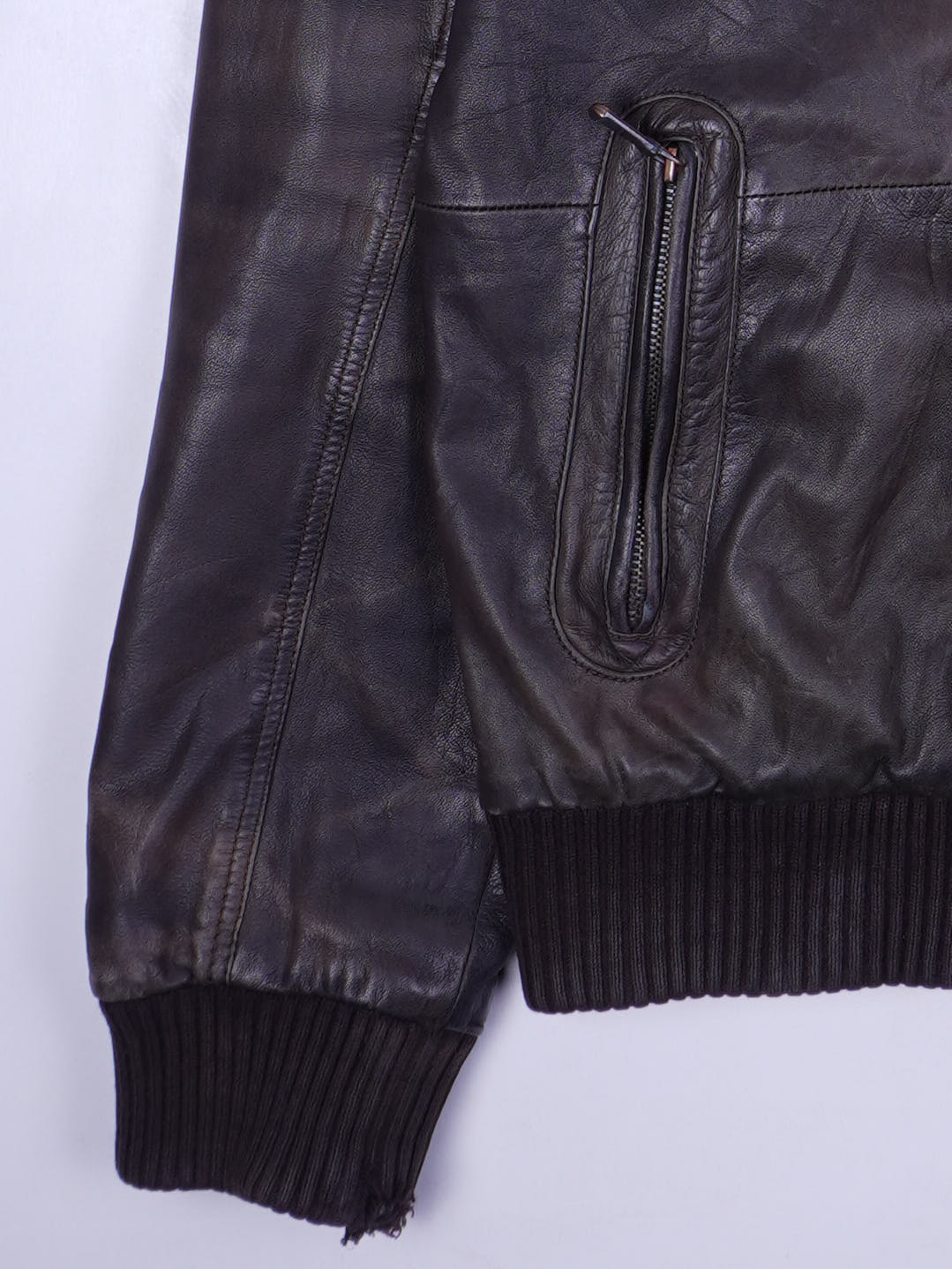 Vintage Lederjacke (L)