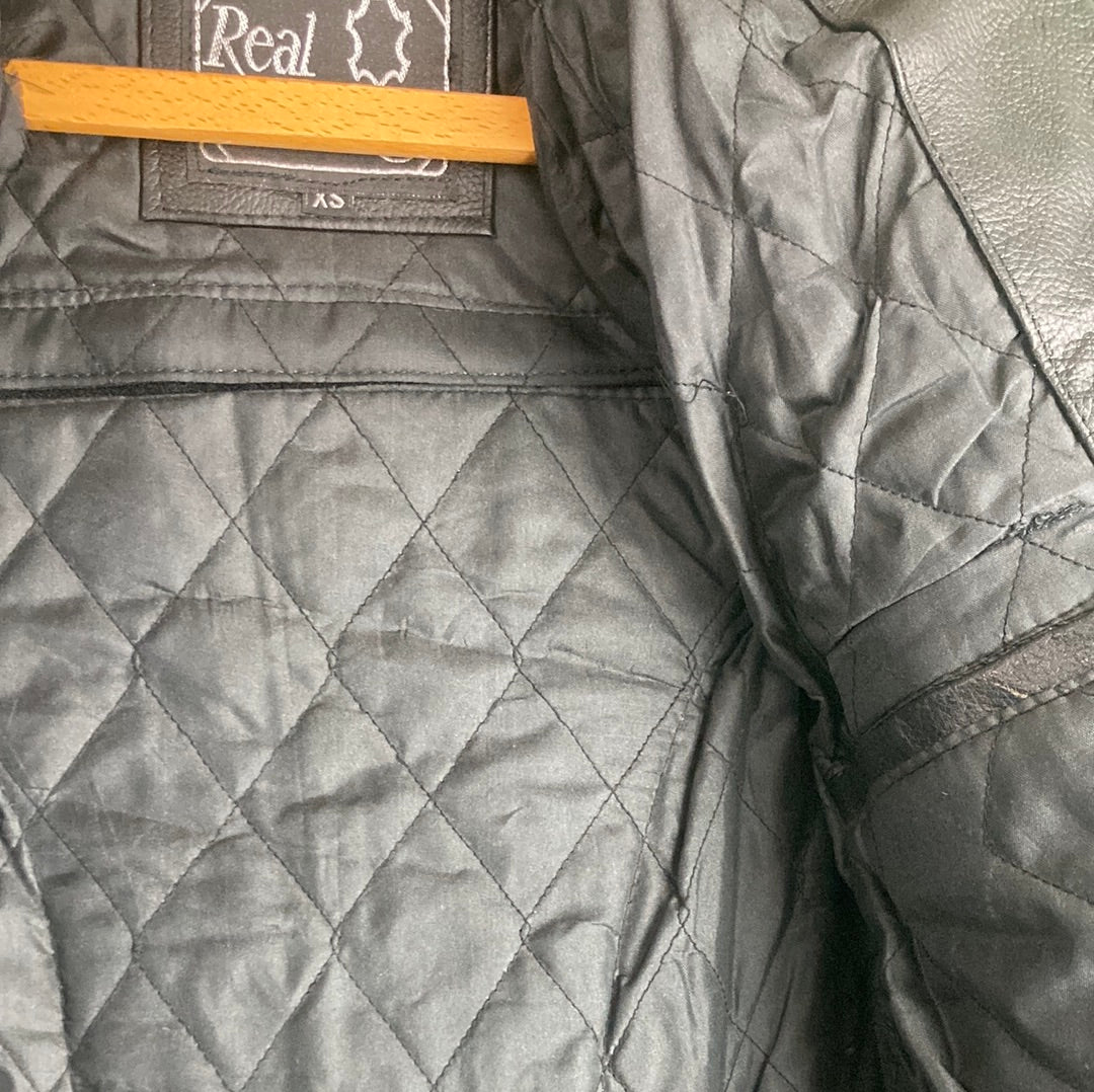 Lucky Strike Leder Racing Jacke (S)
