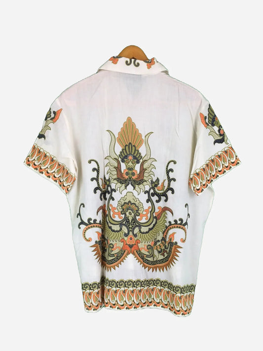 Kurzarm Pattern Hemd (M)