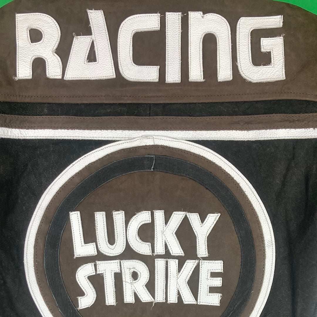 Lucky Strike Leder Racing Jacke (S)