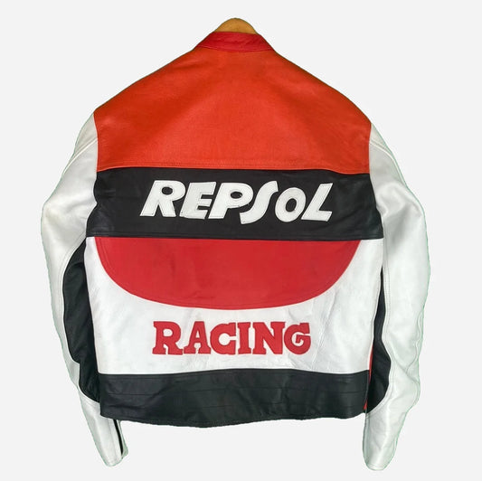 Repsol Leder Racing Jacke (L)