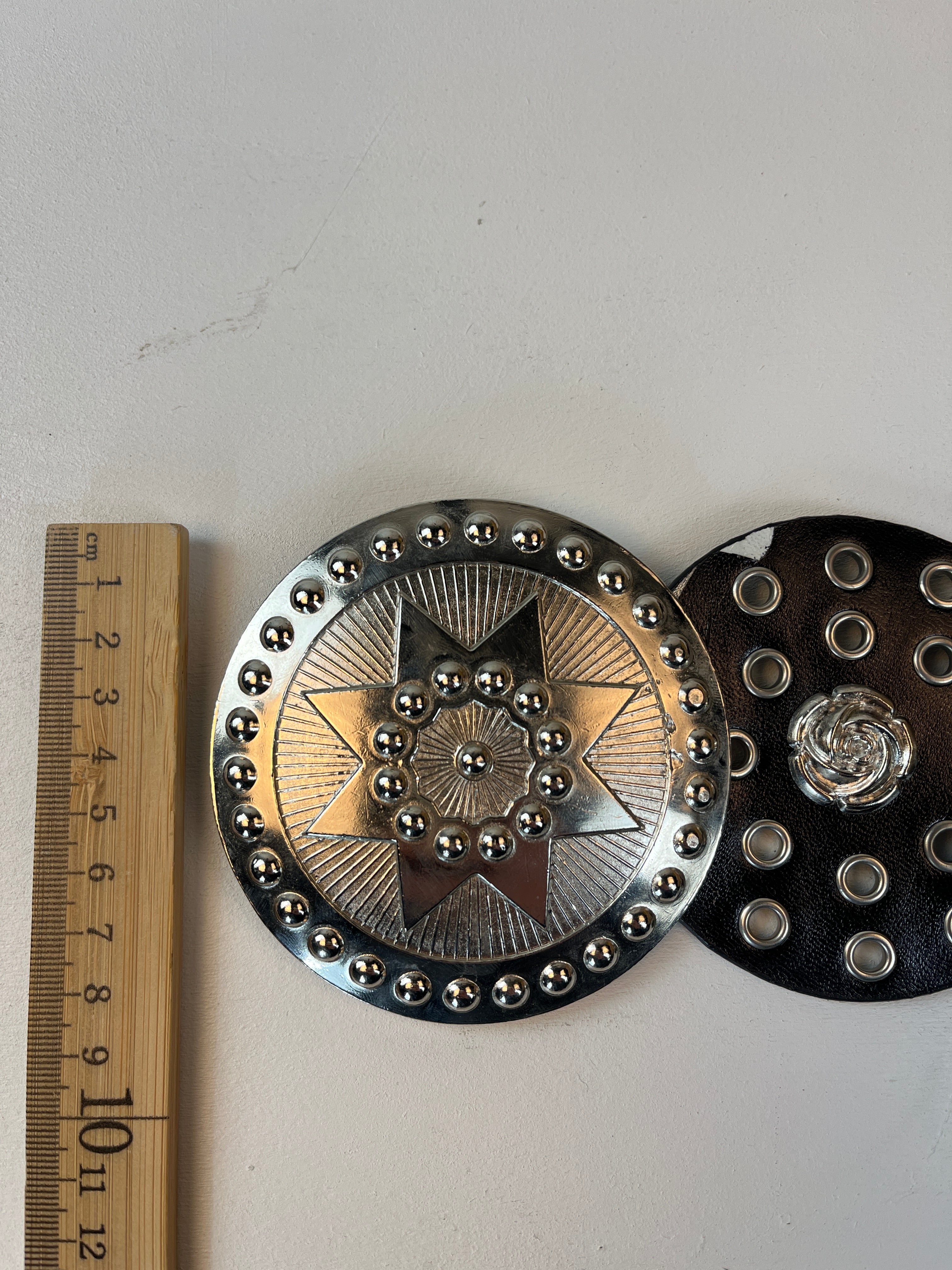 Vintage Y2K Gürtel Schwarz