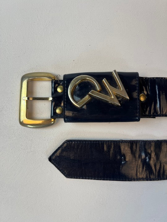 Vintage Schwarz Gürtel