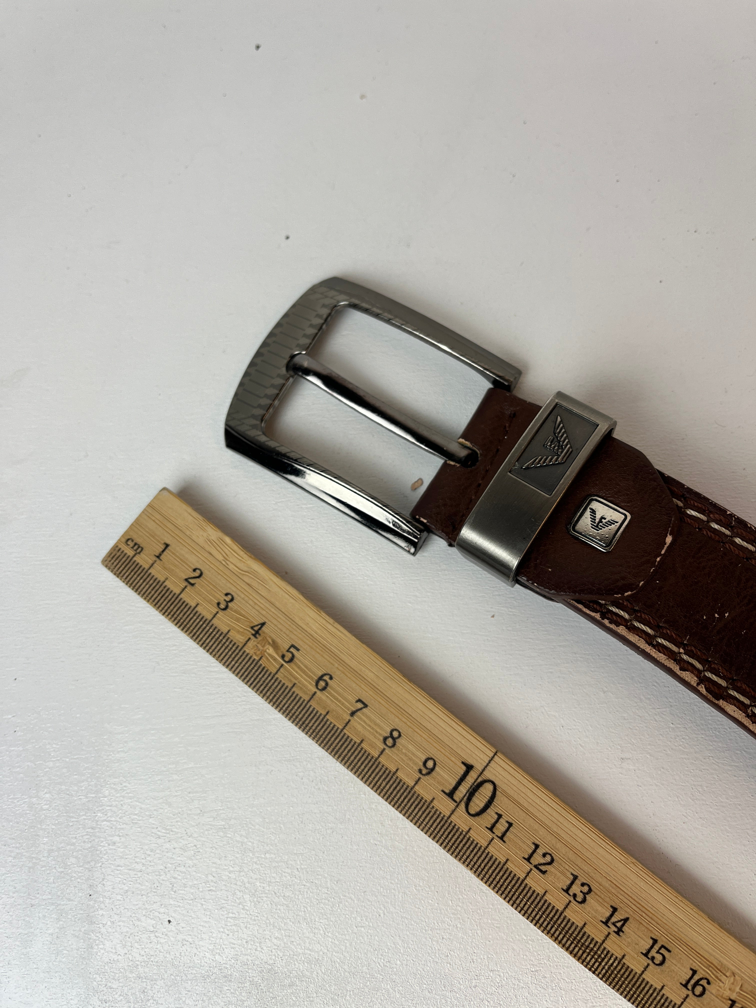 Vintage Leder Gürtel Braun