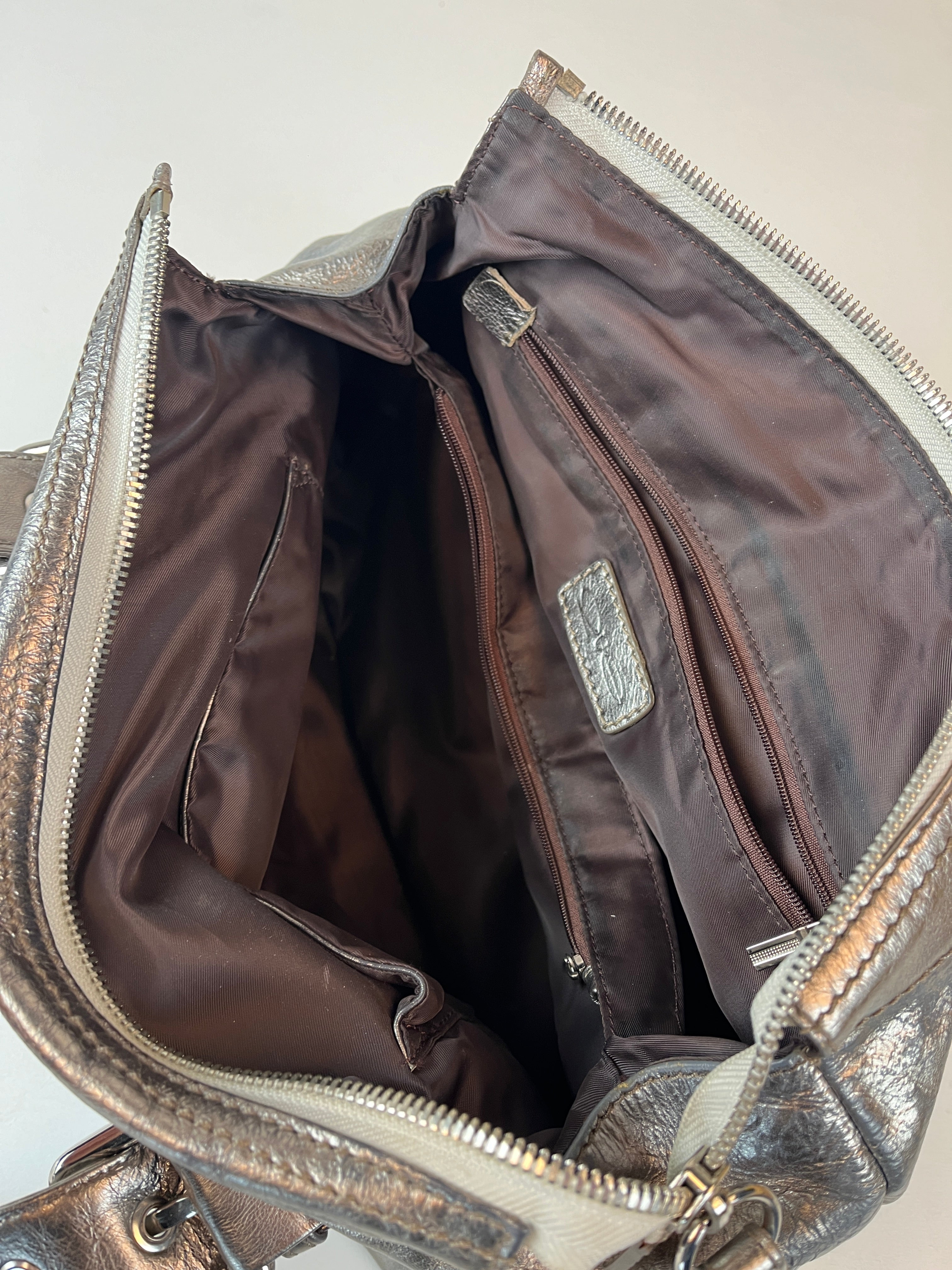 Vintage Tasche Silber