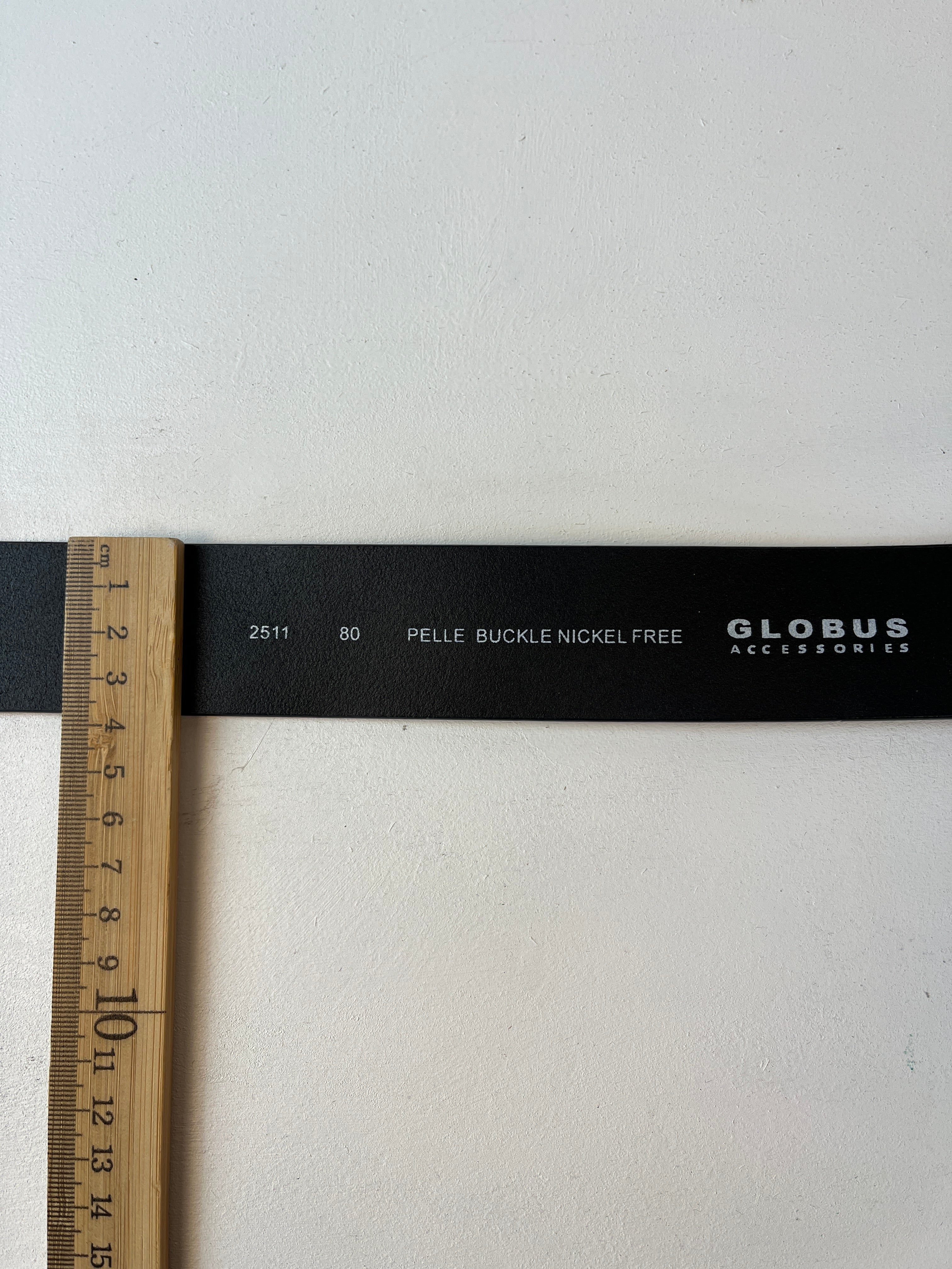 Vintage Leder Gürtel Schwarz