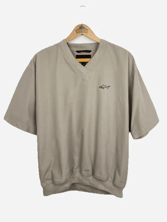 Embroidered Shark Jersey T-Shirt (M)
