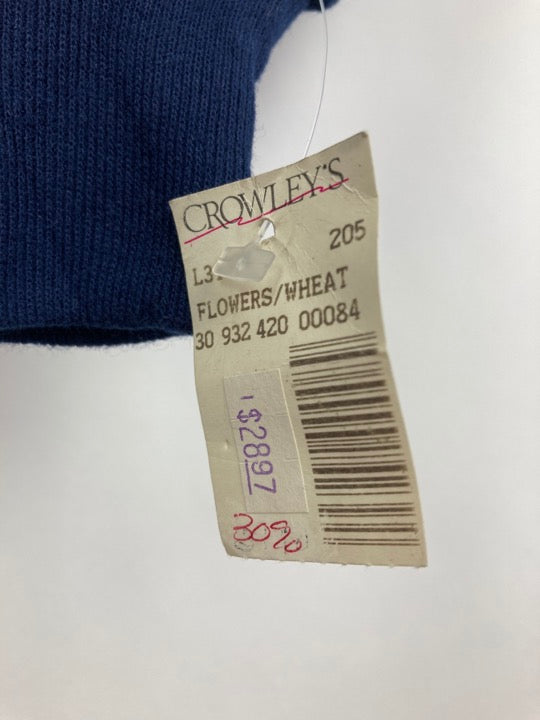 „Flowers“ Print Sweater (L)