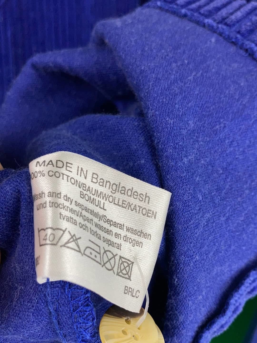 Americano Breitband Kord Hemd (L) 44/46