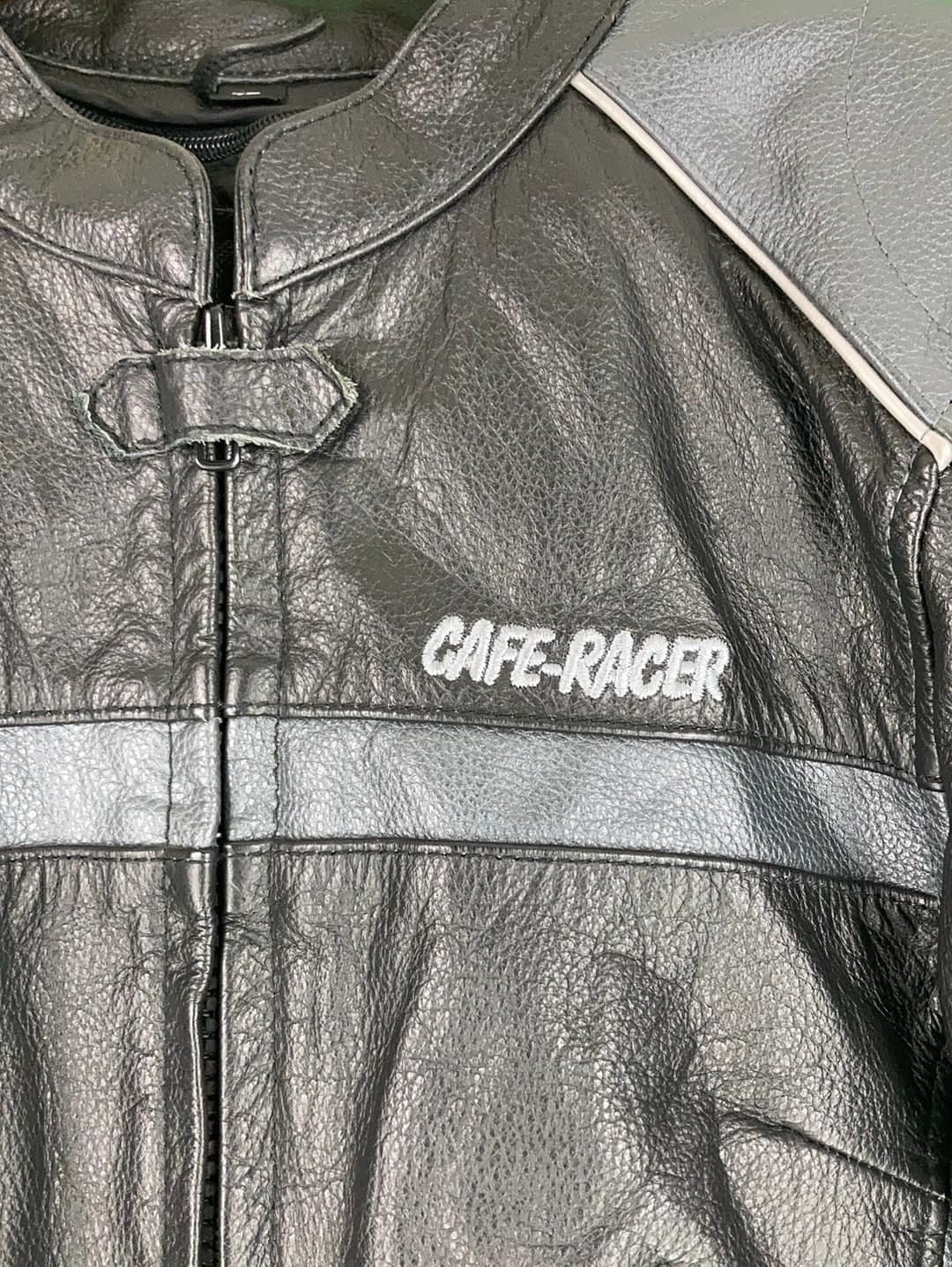 Cafe-Racer Lederjacke Biker (M) 42