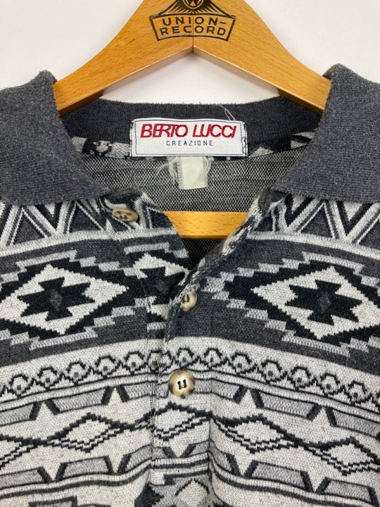 Berto Lucci Knopf Pullover (M)