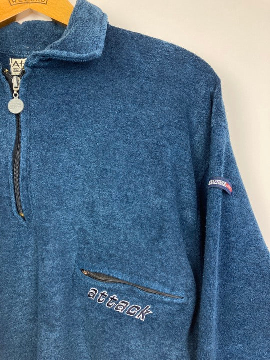 „Attack“ Fleece Halfzip Pullover (M)
