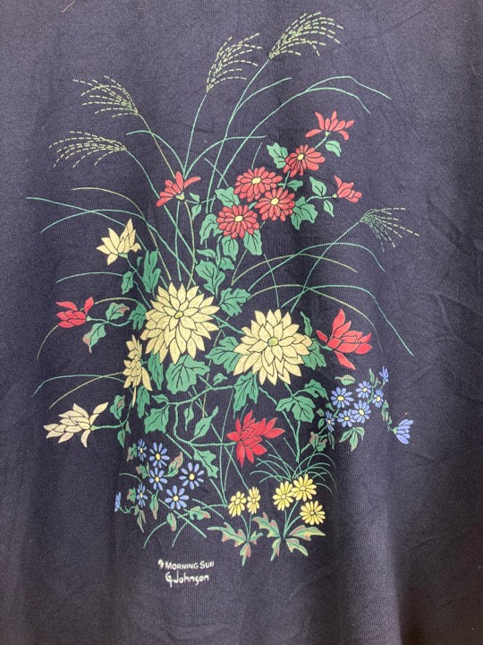 „Flowers“ Print Sweater (L)