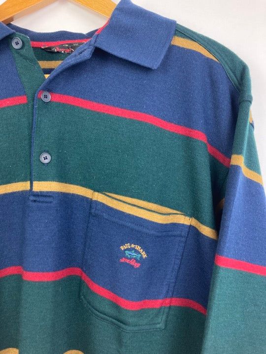 Paul & Shark Knopf Pullover Wolle (M)