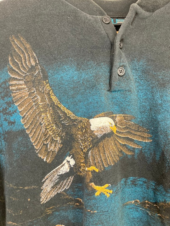 „Adler“ Knopf Sweater (S)