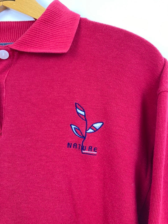 „Nature“ Knopf Pullover (S)