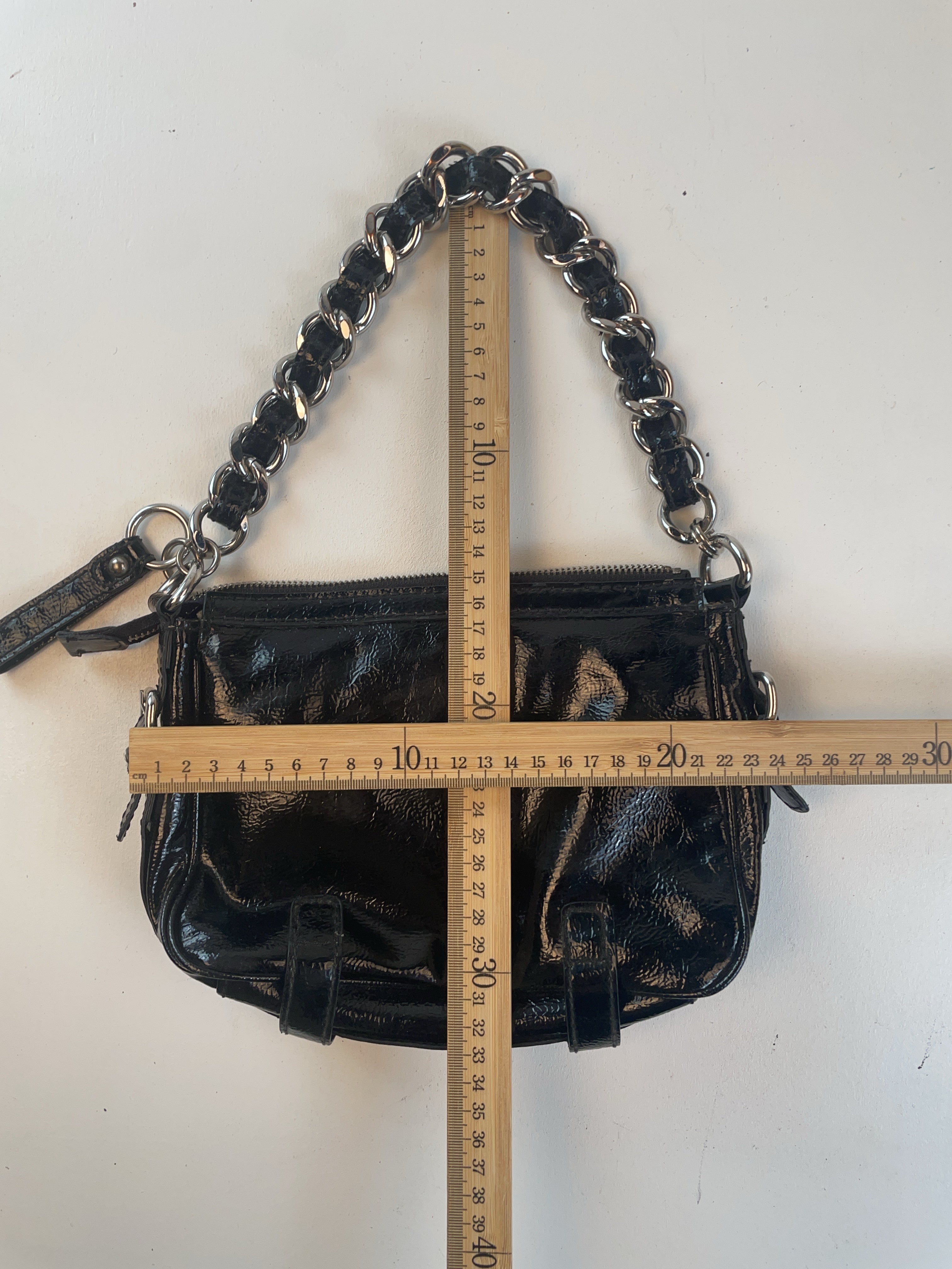 Guess Baguette Tasche Schwarz Y2k