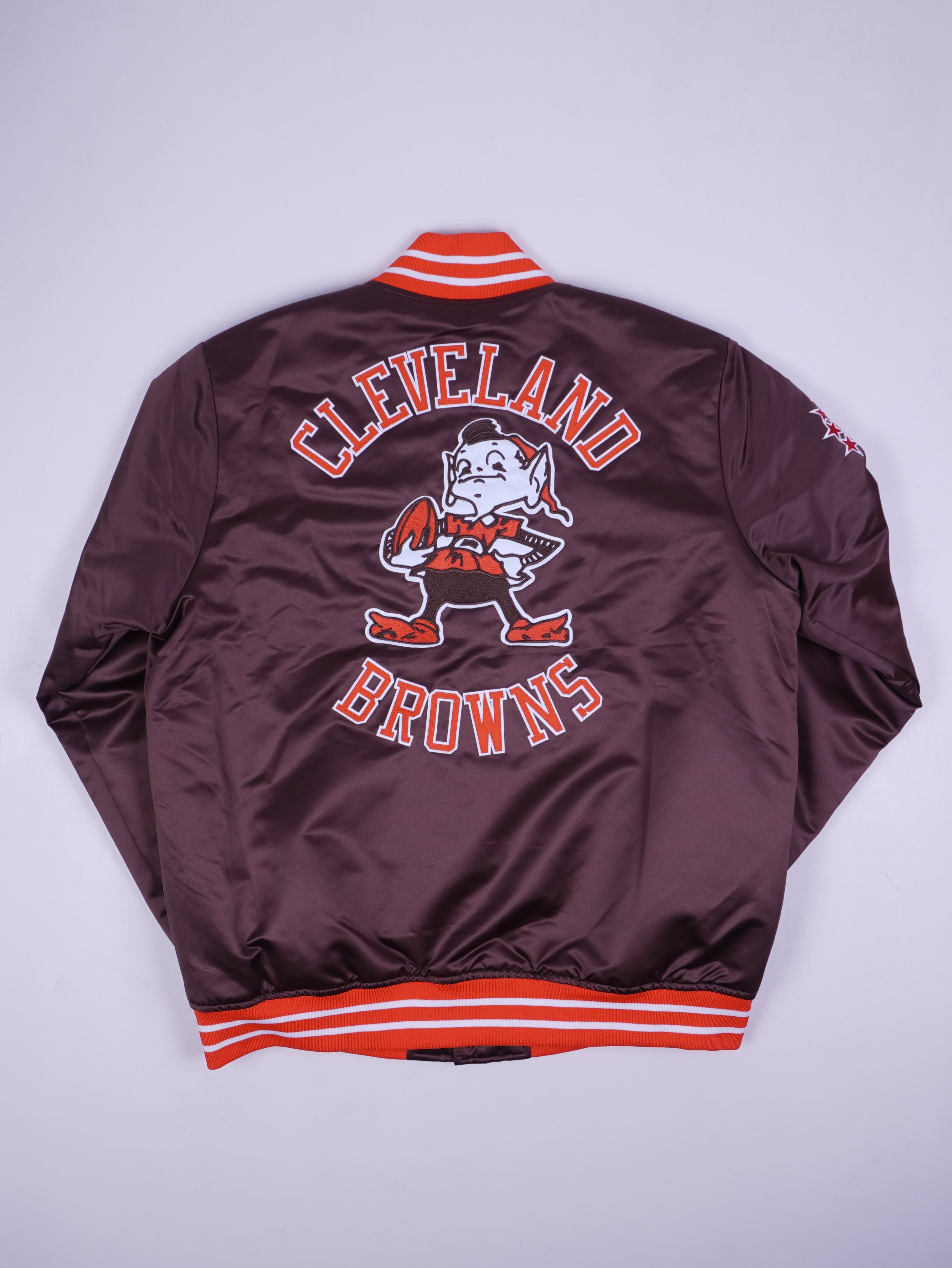 Mitchell & Ness Cleveland Browns College Jacke (L)
