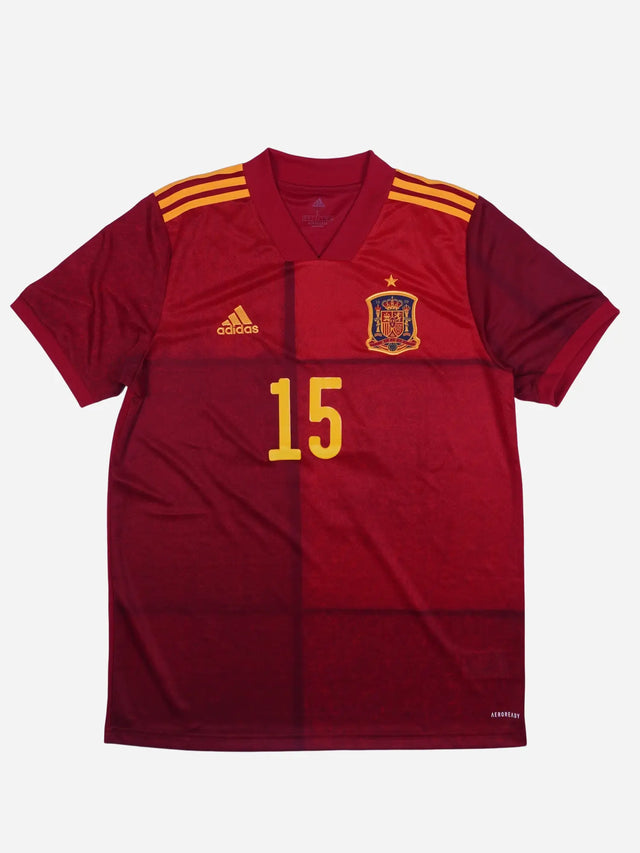 Adidas Spanien Sergio Ramos 15 2020/21 Heim Trikot (L)
