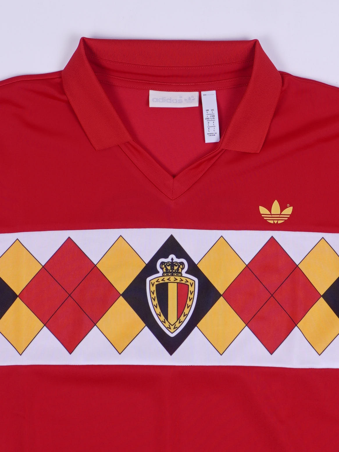 Adidas Belgien 16 1984 Heim Trikot (L)