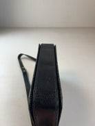 80s Schulter Tasche Schwarz