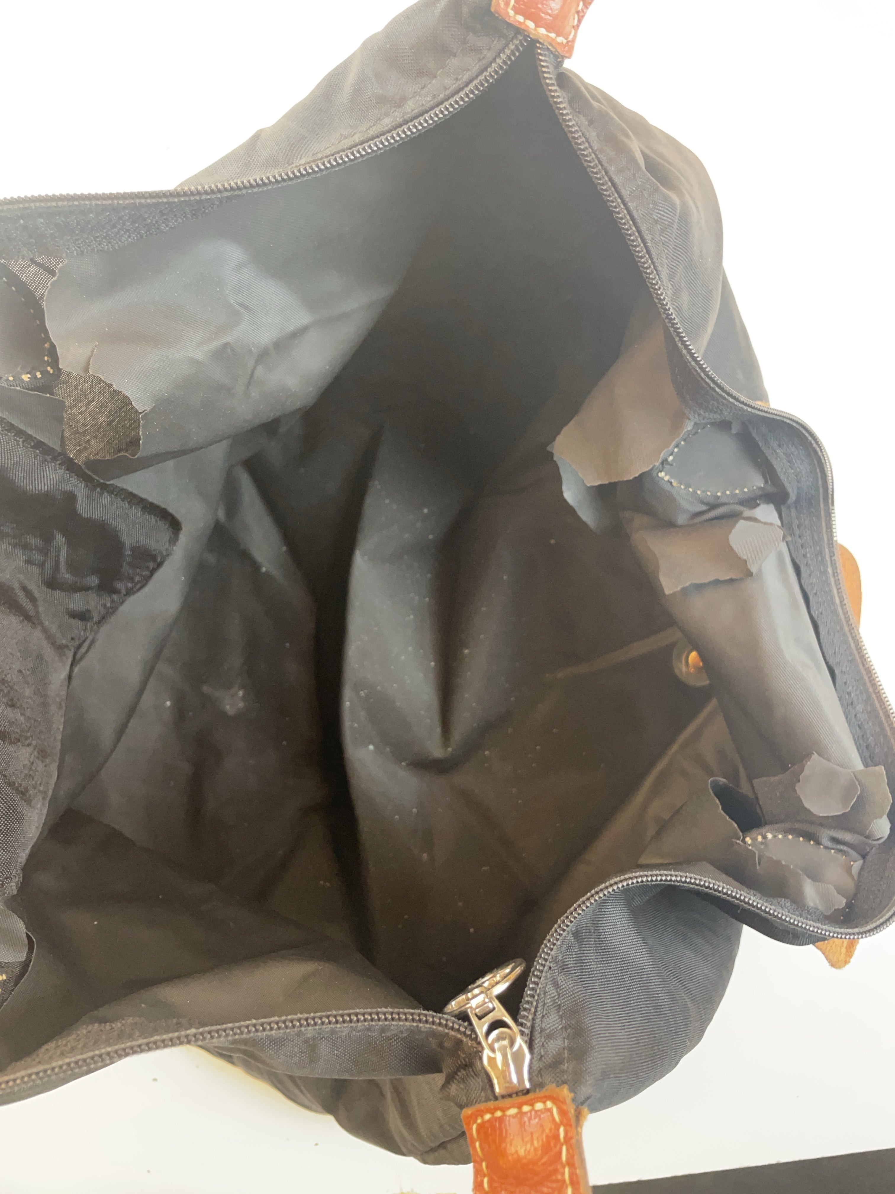 Longchamp Shopper Tasche Schwarz Y2k