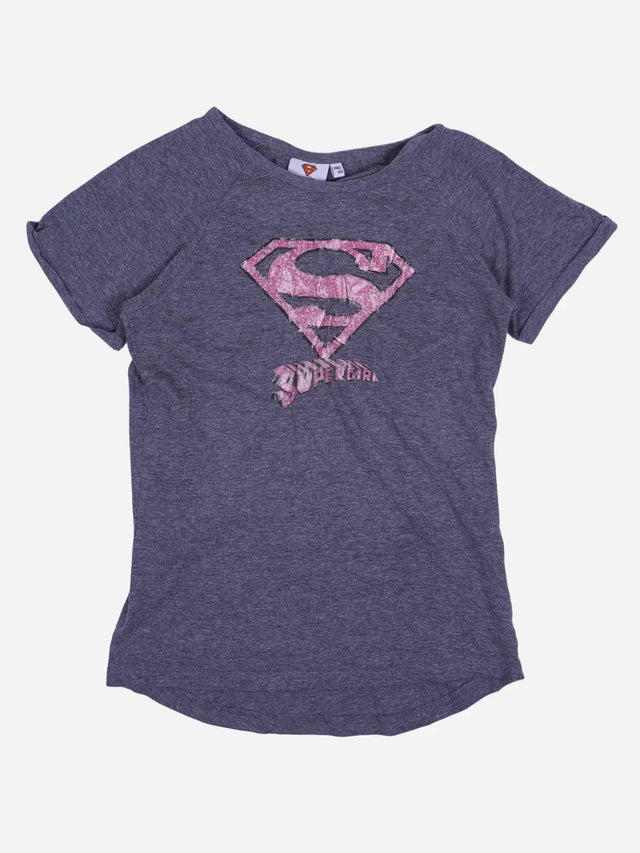 Disney Supergirl Baby Tee T-Shirt (XS)