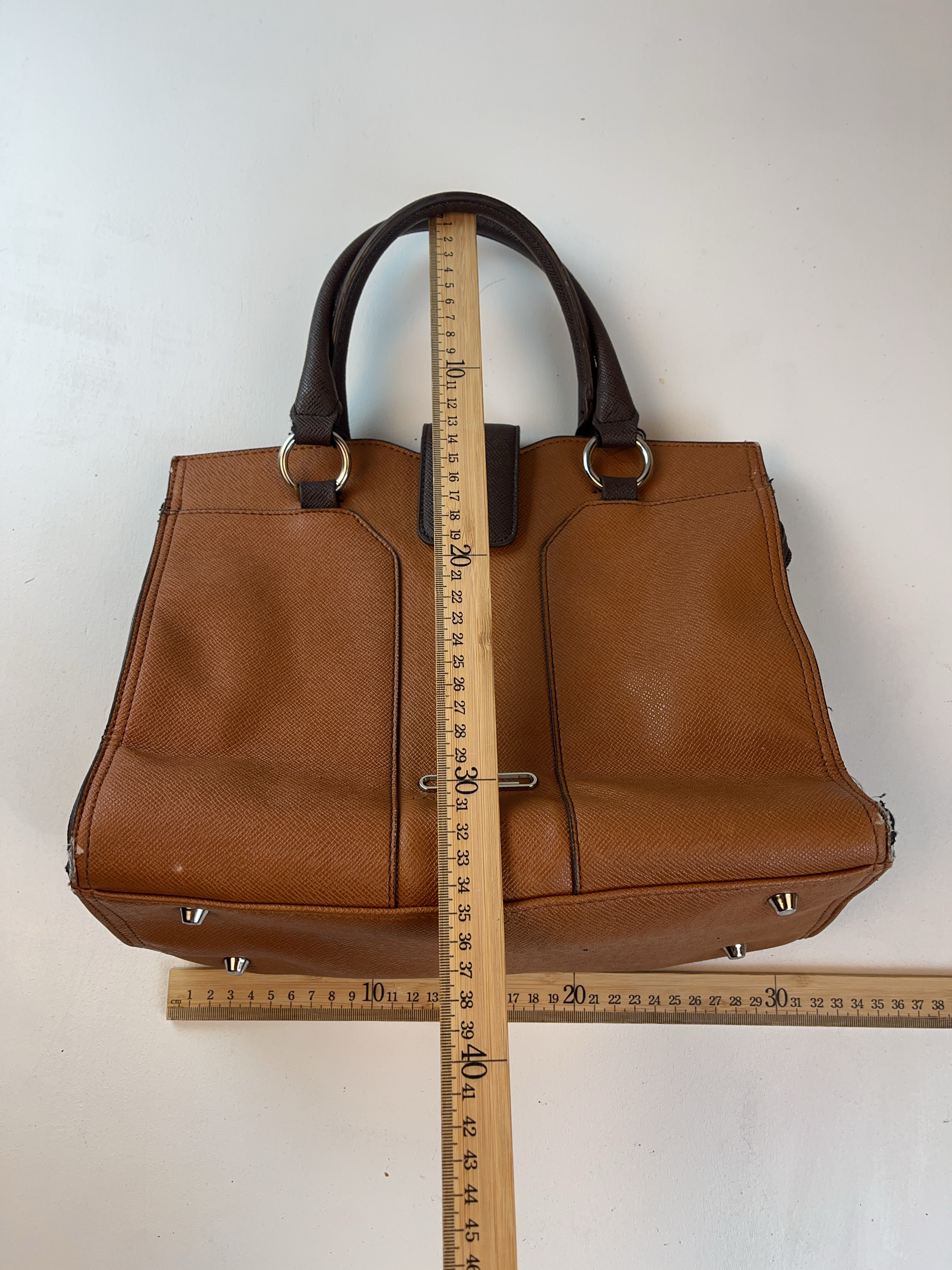 90s Office Tasche Braun
