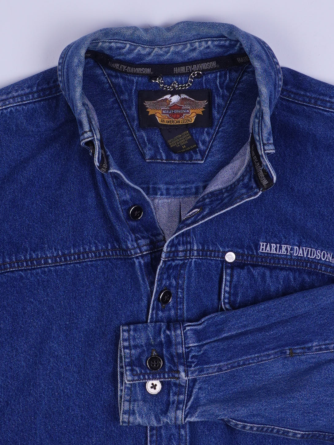 Harley Davidson Langarm Hemd (L)