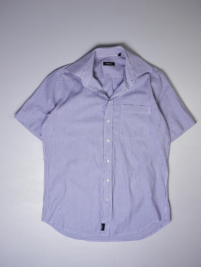 Strellson Gestreiftes Kurzarmhemd (XL)