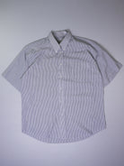 Vintage Gestreiftes Kurzarmhemd (XL)