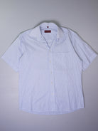 Vintage Gestreiftes Kurzarmhemd (L)