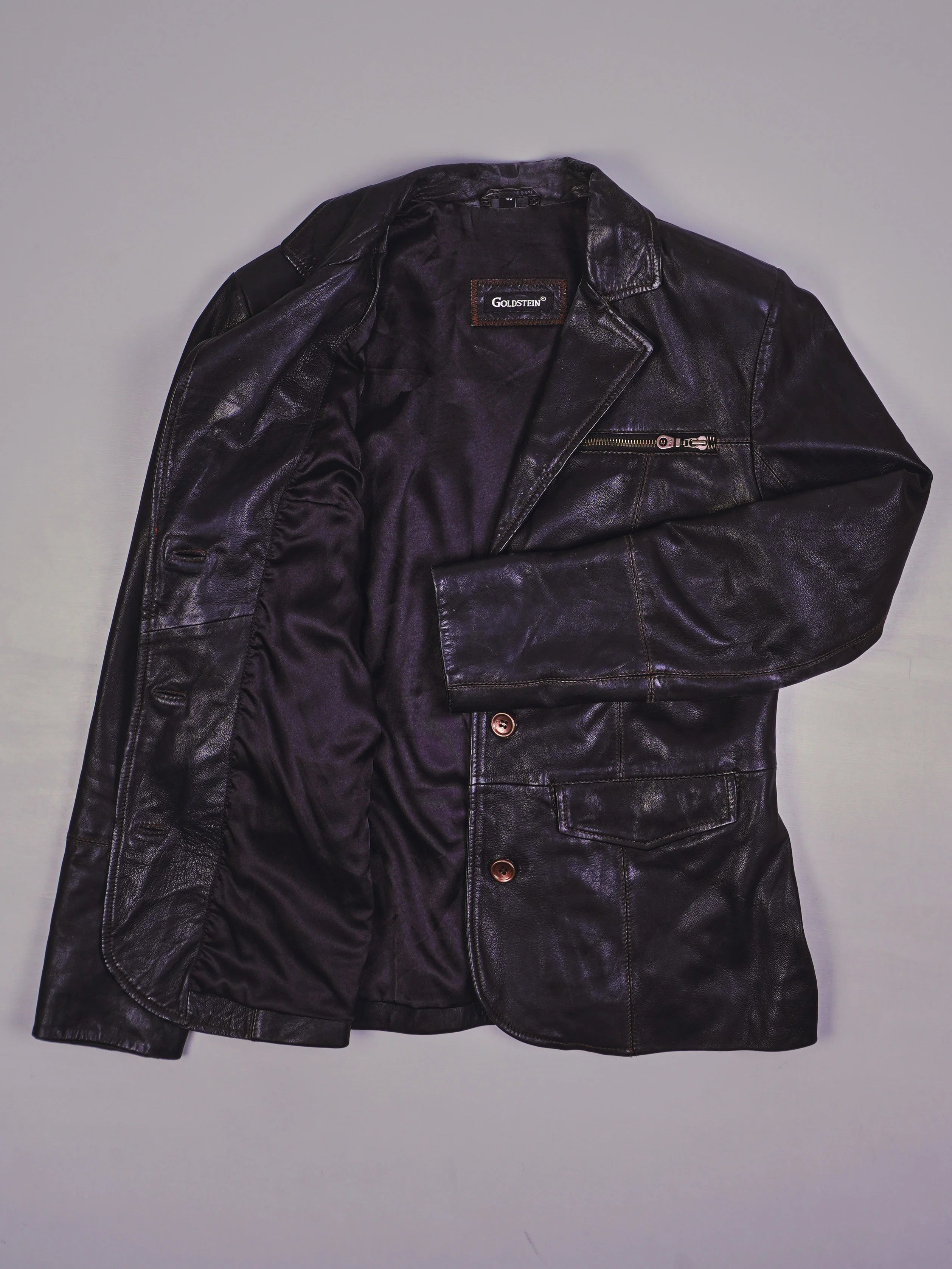 Vintage Lederjacke (S)