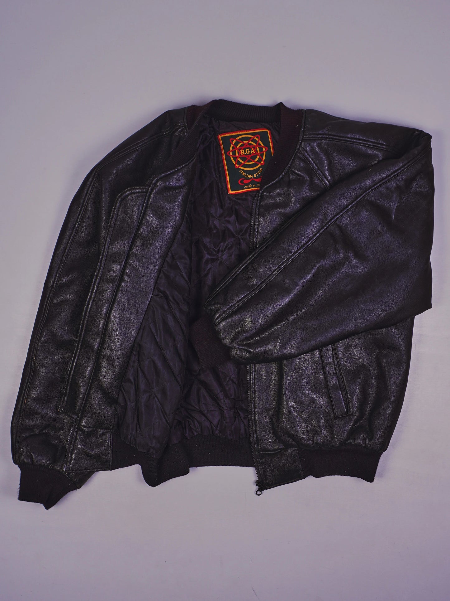 Vintage Lederjacke (L)