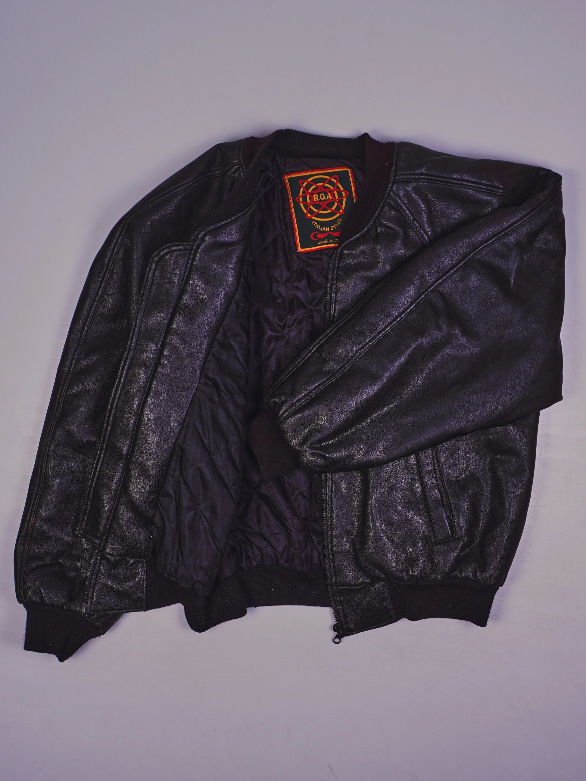Vintage Lederjacke (L)