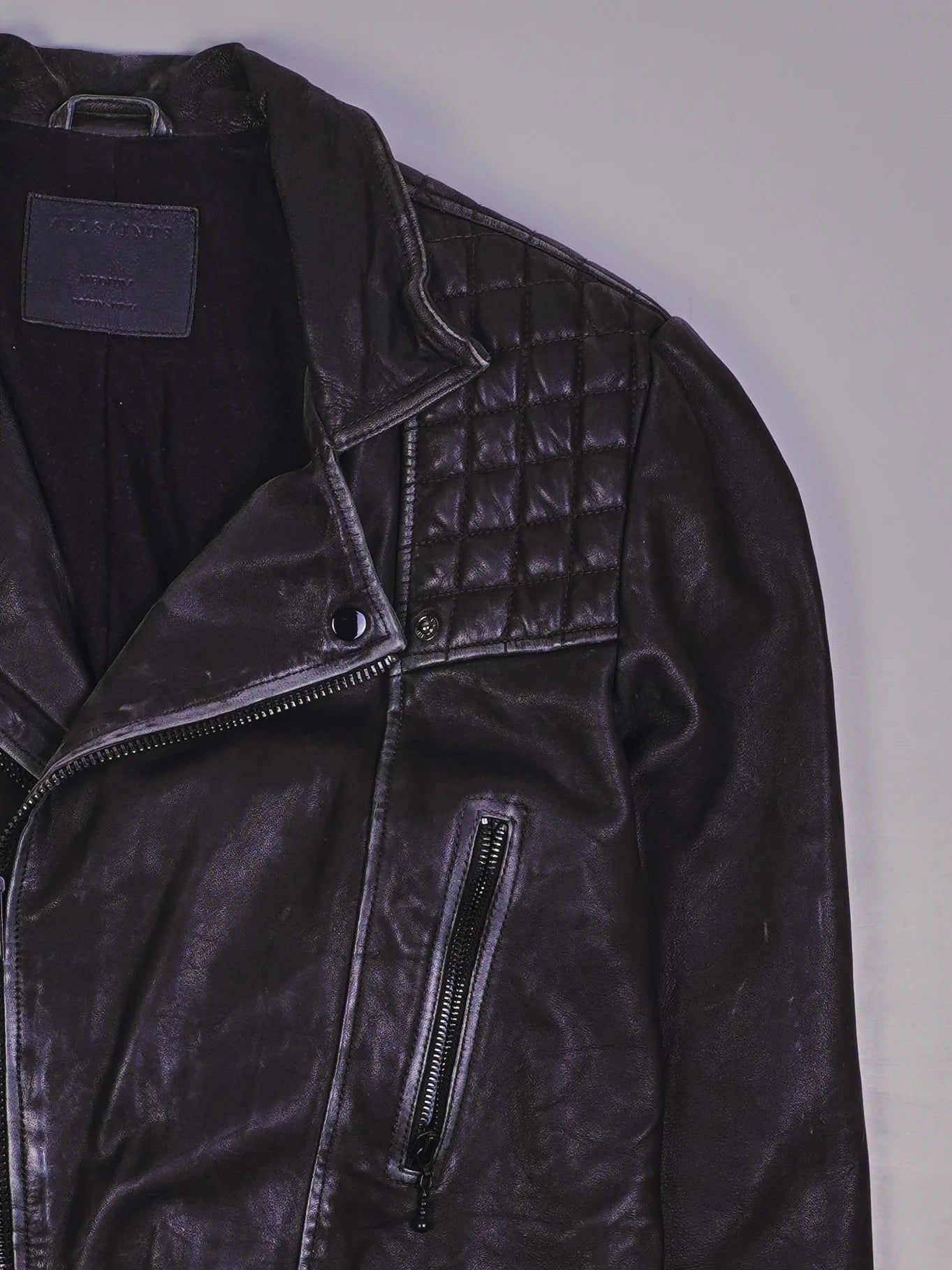 Vintage Lederjacke (M)