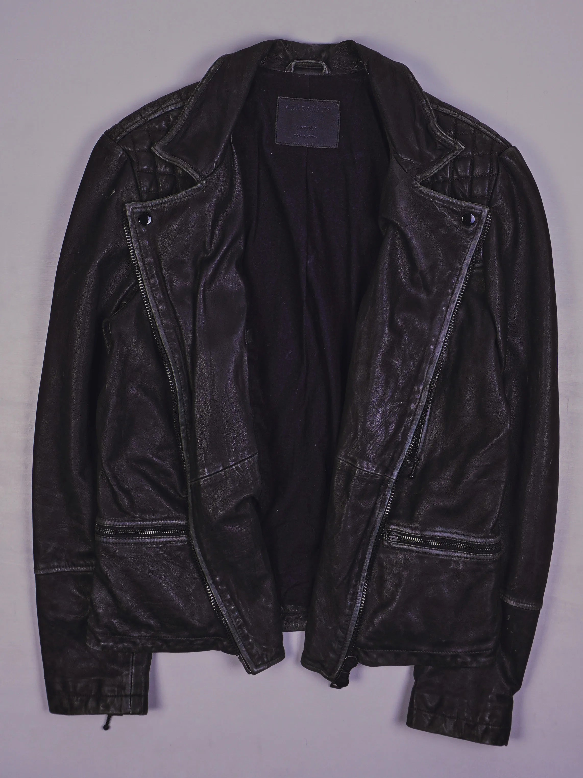 Vintage Lederjacke (M)